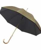 Automatische paraplu goud 105 cm