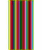 Badlaken bora bora met verticale strepen voor volwassenen 90 x 170