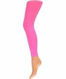 Basic leggings 60 denier fluorescerend roze voor dames