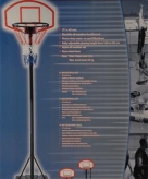 Basketbal standaard met net