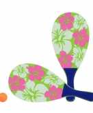 Beach ball setje groen roze hawaii