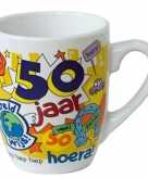 Cartoon mok 50 jaar man