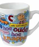 Cartoon mok hoe ouder hoe knapper