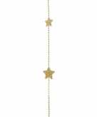 Christmas gold kerstboom decoratie kralenslinger goud 270 cm