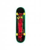Compleet skateboard rood groen