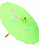 Decoratie parasol china groen 80 cm