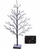 Decoratieve kunst kerstboom warm wit 51 led 50 cm