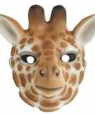 Dierenmasker verkleed giraffe voor kinderen