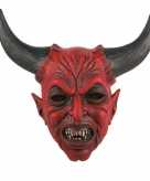 Duivel horror halloween masker van latex