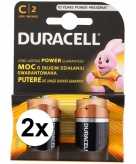 Duracell alkalnine batterijen cr14 4 stuks