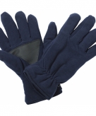 Fleece handschoenen navy van het merk thinsulate