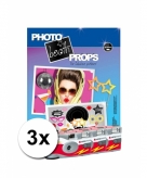 Foto booth props voor feestjes incl 3x wegwerp camera