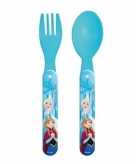 Frozen lepel en vork 14 cm voor kinderen