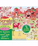 Fruit stickers met geur 220 stuks