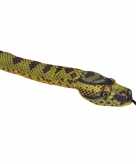 Groene slangen knuffels 137 cm knuffeldieren