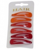 Haarspelden 6 cm rode tinten