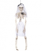 Halloween bruid skelet 41 cm