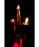 Halloween kaarsen met bloed 26 cm