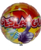 Helium ballon geslaagd