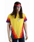 Hippie sixties t-shirt rainbow