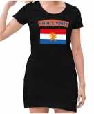 Holland met vlag jurk zwart dames