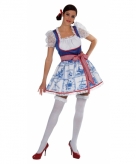 Hollands delfts blauw dames jurkje