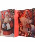 Kerst cadeau tas kerstman 72 cm type 1