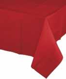 Kerst tafeldecoratie rode tafelkleden 274 x 137 rechthoekig van papier
