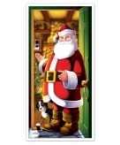 Kerst thema deurposter 152 cm