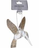 Kerstboom hanger kolibri vogel goud 7 cm