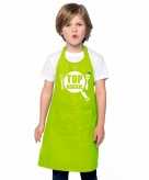 Keukenschort top kokkie lime groen jongens en meisjes