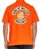 Koningsdag polo t-shirt oranje sons of willem holland mc voor heren