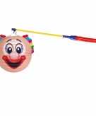 Lampionset clown 22 cm met lampionstokje