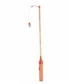 Lantaarnhouder oranje 50 cm met licht
