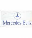 Mercedes benz vlag wit 150 x 75 cm