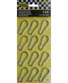 Musketonhaken 5 x 50 mm 12 stuks