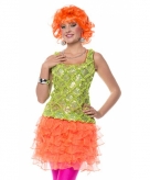 Neon oranje rokje voor dames