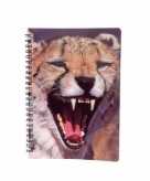 Notitieboekje luipaard 3d 21cm
