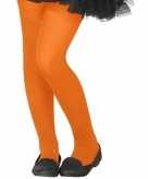 Oranje 40 denier panty voor kinderen