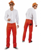 Oranje spijkerbroeken voor heren