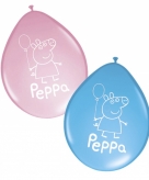 Peppa big ballonnen 8 stuks