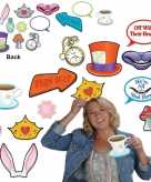 Photo booth prop accessoires alice in wonderland thema