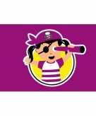 Piraten feest thema vlag 10114149