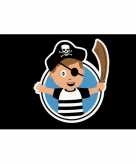 Piraten feest thema vlag