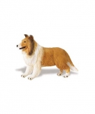 Plastic speelgoed schotse collie 10 cm