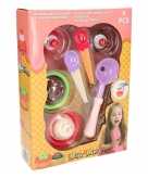 Plastic speelset ijsjes 9 stuks
