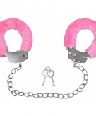 Pluche roze beenboeien voor volwassenen