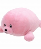 Pluche roze zeehondje ty beanie baby doodles 24 cm