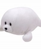 Pluche wit zeehondje ty beanie baby tiny 24 cm
