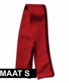 Rood shawltje voor knuffeldier s 32 x 4 cm
